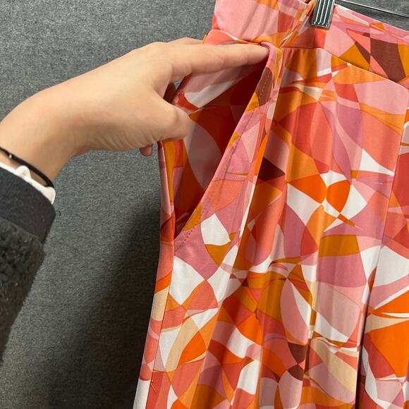 Susan Graver Liquid Knit Pull-On Culotte Pant Rose Rostract, Petite X-Large - Picture 5 of 8